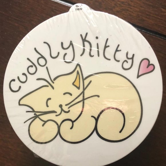 Cuddly Kitty 3 inch Sticker - Picture 1 of 1